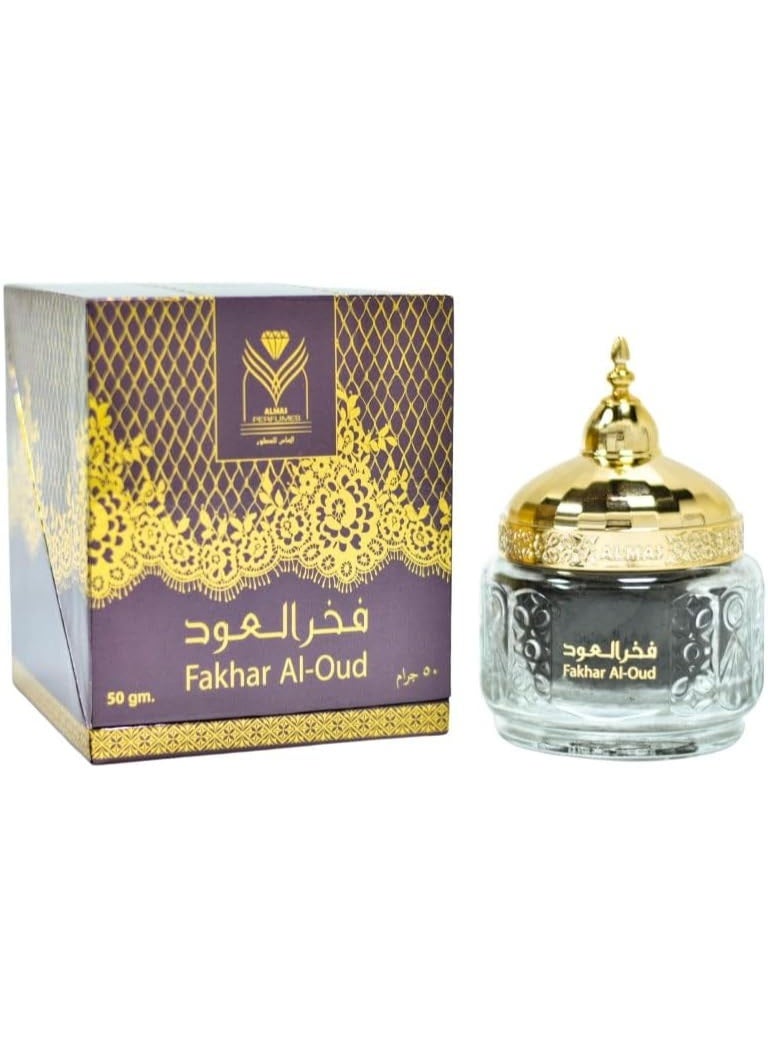AL MAS Fakhar Al‑Oud Premium bakhoor, 50 g - Image 2